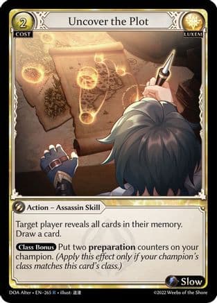Uncover the Plot — Dawn of Ashes Alter Edition