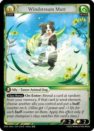 Windstream Mutt — Dawn of Ashes Alter Edition