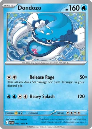Dondozo - 061/198 — Deck Exclusives Pokémon TCG card by Souichirou Gunjima