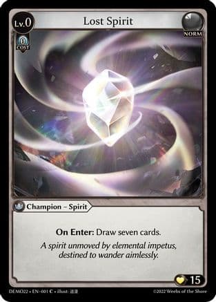 Lost Spirit — 2022 Demo Deck