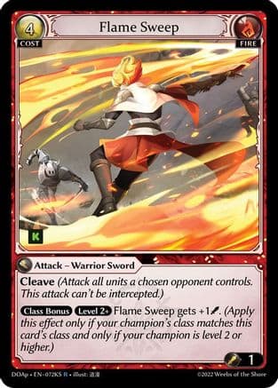 Flame Sweep — Dawn of Ashes Prelude