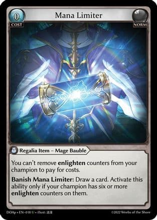 Mana Limiter — Dawn of Ashes Prelude