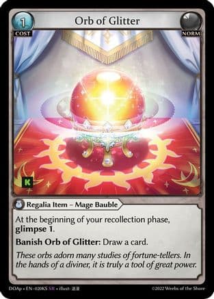 Orb of Glitter — Dawn of Ashes Prelude