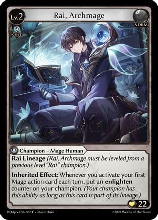 Rai, Archmage — Dawn of Ashes Prelude