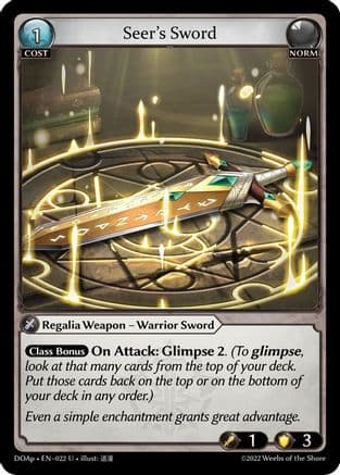 Seer's Sword — Dawn of Ashes Prelude