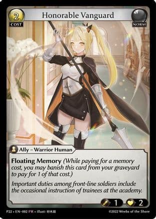 Honorable Vanguard — Promotional Cards
