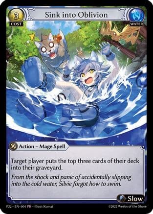 Sink into Oblivion — Promotional Cards