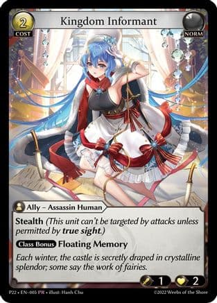 Kingdom Informant — Promotional Cards
