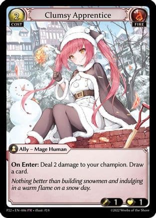 Clumsy Apprentice — Promotional Cards