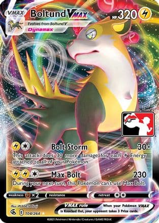 Boltund VMAX - 104/264 — Prize Pack Series Cards Pokémon TCG card by PLANETA Tsuji