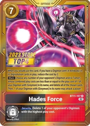 Hades Force (2023 Store Top 4) — Dimensional Phase