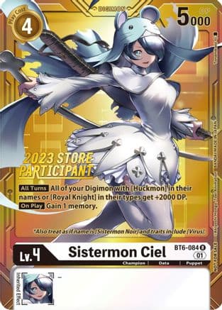 Sistermon Ciel (2023 Store Participant) — Double Diamond