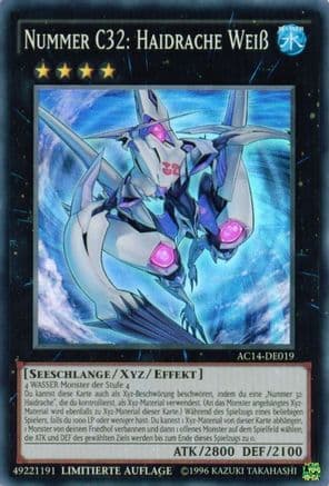 Number C32: Shark Drake Veiss (German) - "Nummer C32: Haidrache Weiß" — Advent Calendar 2014 (Adventskalender ZEXAL-Edition)