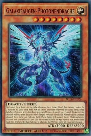 Galaxy-Eyes Photon Dragon (German) - "Galaxieaugen-Photonendrache" — Advent Calendar 2014 (Adventskalender ZEXAL-Edition)