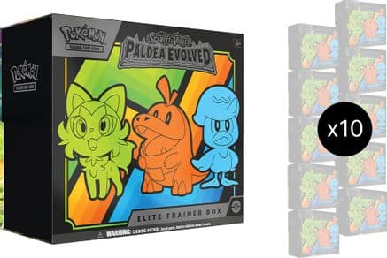 Paldea Evolved Elite Trainer Box Case — SV02: Paldea Evolved