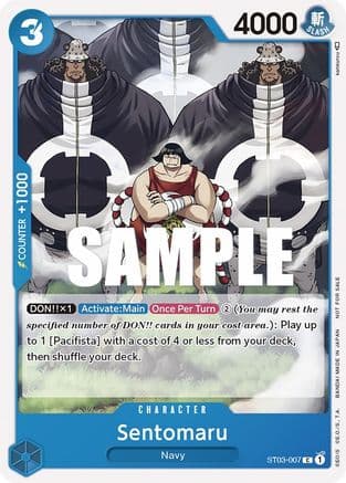 Sentomaru (Tournament Pack Vol. 3) [Participant] — One Piece Promotion Cards