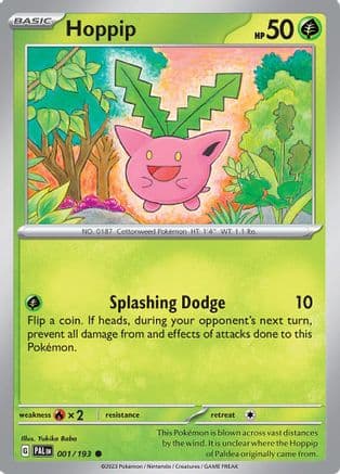 Hoppip — SV02: Paldea Evolved Pokémon TCG card by Kouki Saitou
