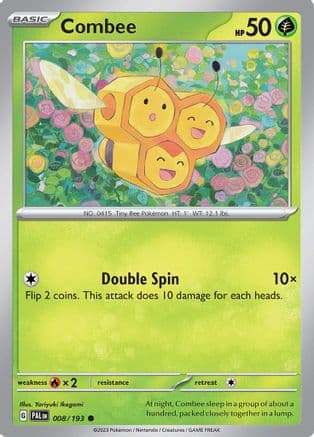 Combee — SV02: Paldea Evolved Pokémon TCG card by HYOGONOSUKE