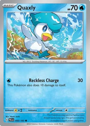 Quaxly - 050/193 — SV02: Paldea Evolved