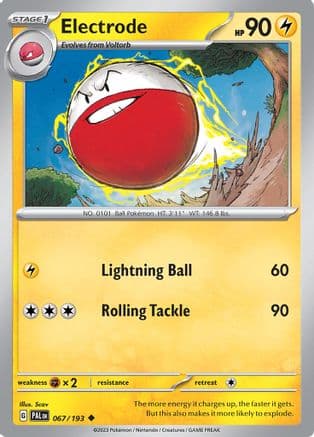Electrode — SV02: Paldea Evolved Pokémon TCG card by Scav
