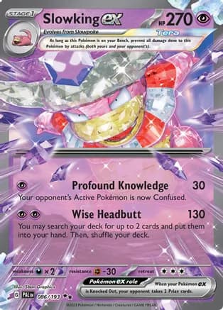 Slowking ex - 086/193 — SV02: Paldea Evolved Pokémon TCG card by 5ban Graphics