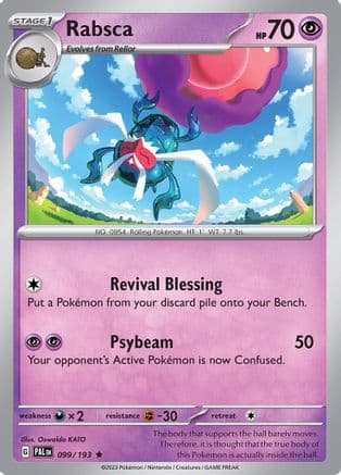 Rabsca - 099/193 — SV02: Paldea Evolved Pokémon TCG card by Oswaldo KATO