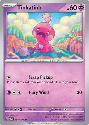 Tinkatink - 101/193 — SV02: Paldea Evolved Pokémon TCG card by Shibuzoh.