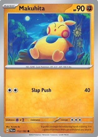 Makuhita — SV02: Paldea Evolved Pokémon TCG card by Kurata So