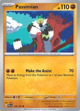 Passimian — SV02: Paldea Evolved Pokémon TCG card by Jerky