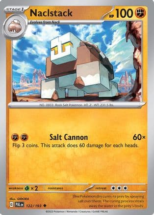Naclstack — SV02: Paldea Evolved Pokémon TCG card by GIDORA