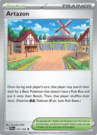 Artazon — SV02: Paldea Evolved Pokémon TCG card by Oswaldo KATO