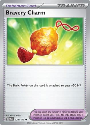 Bravery Charm — SV02: Paldea Evolved Pokémon TCG card by Toyste Beach