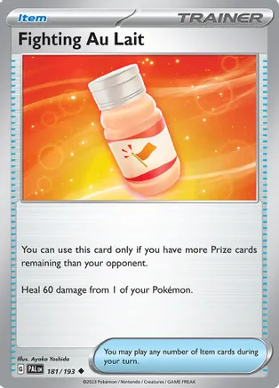 Fighting Au Lait — SV02: Paldea Evolved Pokémon TCG card by Ayaka Yoshida