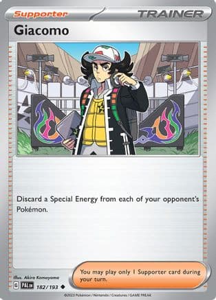 Giacomo — SV02: Paldea Evolved Pokémon TCG card by Akira Komayama