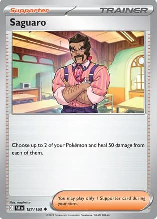 Saguaro — SV02: Paldea Evolved Pokémon TCG card by nagimiso