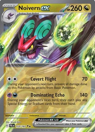 Noivern ex — SV02: Paldea Evolved Pokémon TCG card by Nisota Niso