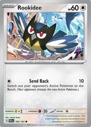 Rookidee — SV02: Paldea Evolved Pokémon TCG card by Naoki Saito
