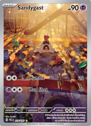 Sandygast - 214/193 — SV02: Paldea Evolved Pokémon TCG card by Teeziro