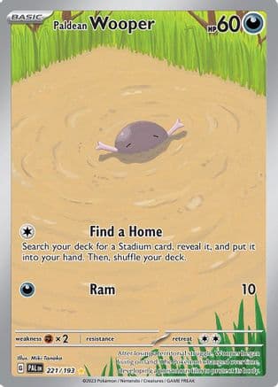 Paldean Wooper - 221/193 — SV02: Paldea Evolved Pokémon TCG card by Miki Tanaka