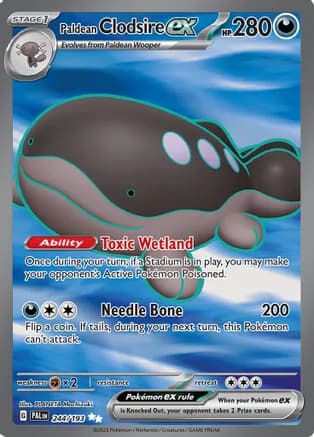 Paldean Clodsire ex - 244/193 — SV02: Paldea Evolved