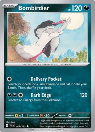 Bombirdier — SV02: Paldea Evolved Pokémon TCG card by Sekio