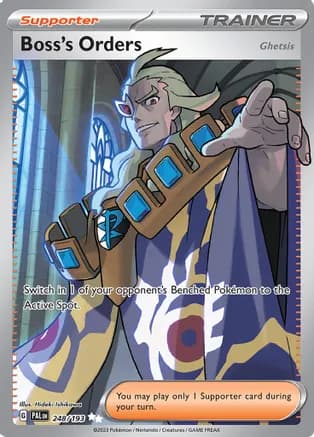 Boss's Orders - 248/193 — SV02: Paldea Evolved
