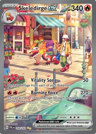 Skeledirge ex - 258/193 — SV02: Paldea Evolved Pokémon TCG card by kantaro