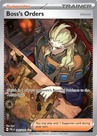 Boss's Orders - 265/193 — SV02: Paldea Evolved Pokémon TCG card by 5ban Graphics