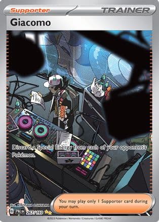 Giacomo - 267/193 — SV02: Paldea Evolved Pokémon TCG card by KIYOTAKA OSHIYAMA