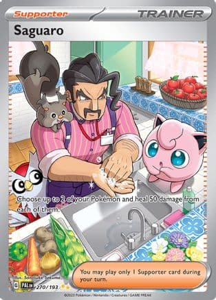 Saguaro - 270/193 — SV02: Paldea Evolved Pokémon TCG card by Sanosuke Sakuma