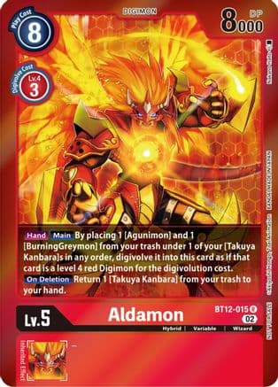 Aldamon (Tamer Party -Special-) — Across Time Digimon Card Game card by Nikomaru