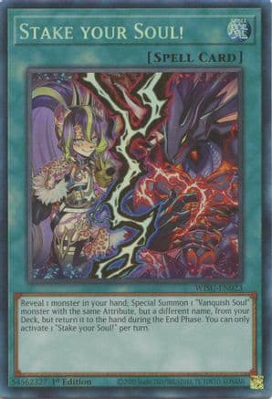 Stake your Soul! (CR) — Yu-Gi-Oh! card