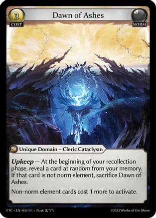 Dawn of Ashes — Fractured Crown Grand Archive TCG card by 北77