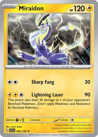 Miraidon - 080/198 — Deck Exclusives